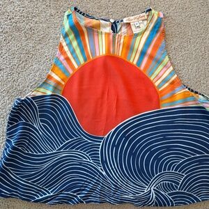 Mara Hoffman Sun Top, Size M Colorful